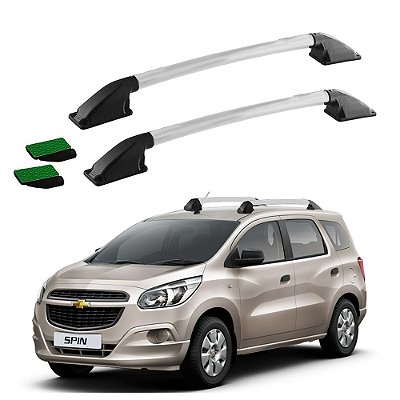 Rack Teto Longarina Spin 2020 2021 2022 Prata Tubular Colado
