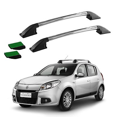 Rack Teto Longarina Sandero 2011 2012 2013 2014 Cromo Colado