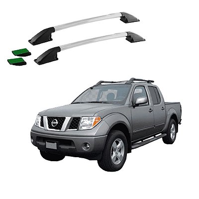 Rack Teto Longarina Frontier 2005 2006 2007 Prata Colado