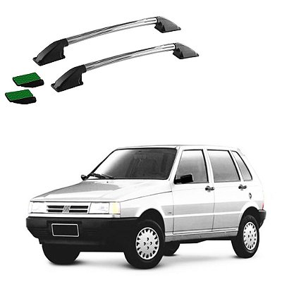 Rack Teto Longarina Uno 2006 2007 2008 2009 Cromo Colado