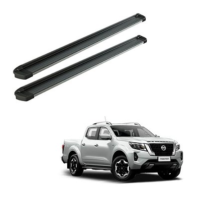 Estribo Frontier 2020 2021 2022 Cd Preto Frente Polida