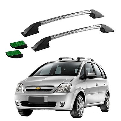 Rack Teto Longarina Meriva 2007 2008 2009 2010 Cromo Colado