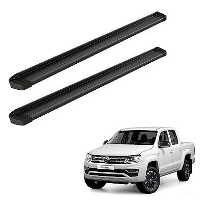 Estribo Amarok 2019 2020 2021 Cd Alumínio Preto