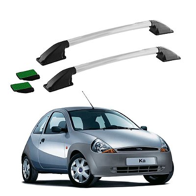 Rack Teto Longarina KA 2000 2001 2002 Prata Tubular Colado