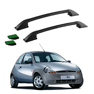 Rack Teto Longarina KA 2005 2006 2007 Preto Tubular Colado