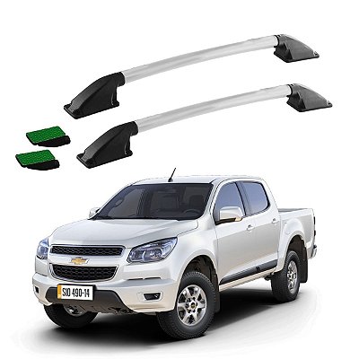 Rack Teto Longarina S10 2012 2013 2014 2015 Prata Colado