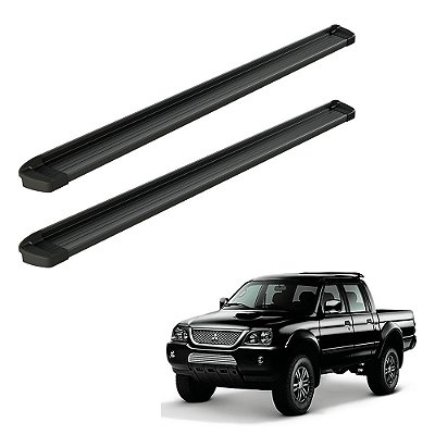 Estribo L200 Gl 2004 2005 2006 2007 2008 Cd Alumínio Preto
