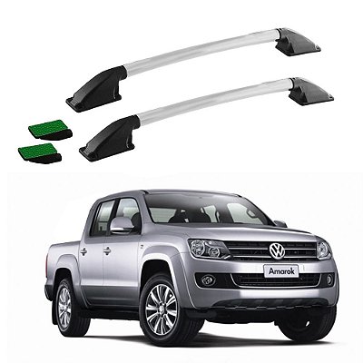 Rack Teto Longarina Amarok 2010 2011 2012 CD Prata Colado