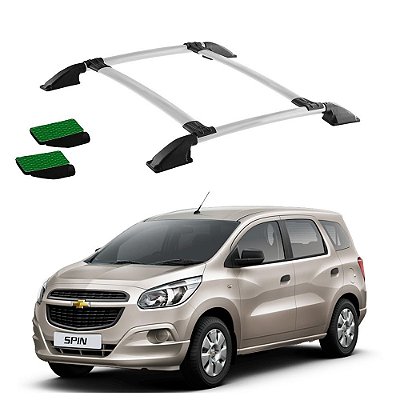 Bagageiro Teto Spin 2017 2018 2019 2020 2021 Prata Colado