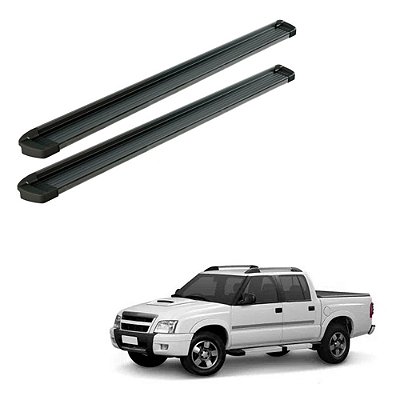 Estribo S10 2003 2004 2005 2006 2007 2008 Cabine Dupla Preto