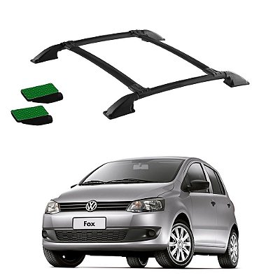 Bagageiro Teto Fox 2013 2014 2015 2016 2017 Preto Colado