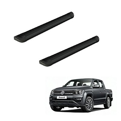 Estribo Amarok 2015 2016 2017 2018 2019 Cabine Dupla Preto