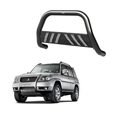 Quebra Mato Pajero Tr4 2011 2012 2013 2014 Com Grade Preto