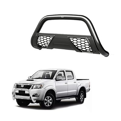 Quebra Mato Hilux 2014 2015 Grade Esportiva Preto