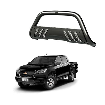 Quebra Mato S10 2017 2018 2019 2020 2021 2022 C/ Grade Preto