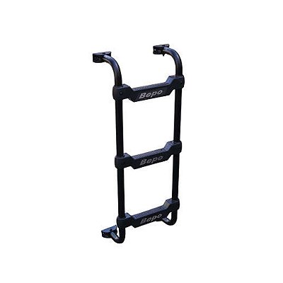 Escada Traseira Mb Axor Cabine Bolha 3 Degraus Preto 1432mm