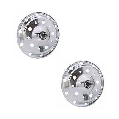 Kit Calota Ford Cargo Americana Pneu Sem Câmara Aro 22,5