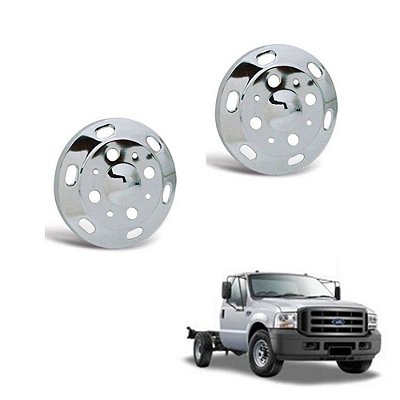 Calota Ford F-4000 2012 2013 2014 2015 Dianteira Aro 16 Par