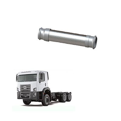 Tubo Flexível Vw Constellation 24.220 Adv Euro 5 Inox - 3,5p