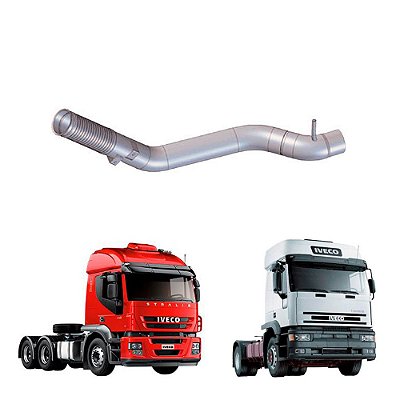 Tubo Saída Motor Flexível Iveco Stralis Nr Até 2011 Euro 3