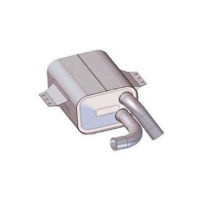 Silencioso Mb Atego 2425 Motor 6 Cilindros - 3,5 Polegadas