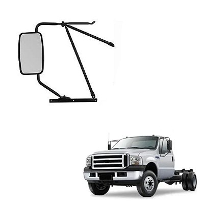 Retrovisor Ford F4000 2015 2016 2017 Completo Plano Le