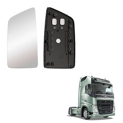 Base Vidro Volvo Fh 2015 2016 2017 2018 Convexo Maior - Le