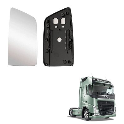 Base Vidro Volvo Fh 2019 2020 2021 2022 Convexo Maior - Ld