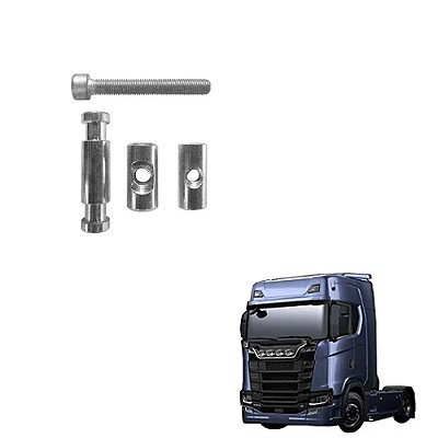 Kit Fixação Tanque Arla Plástico Scania S5 2016 2017 50 Lts