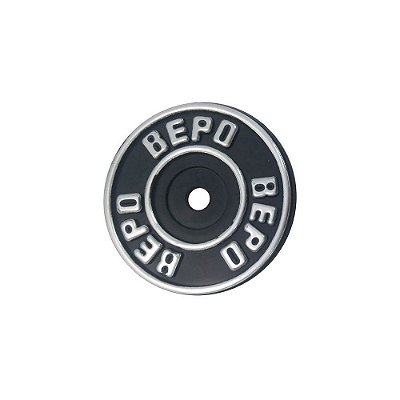 Emblema Bepo Plástico Com Furo Central Para Calota