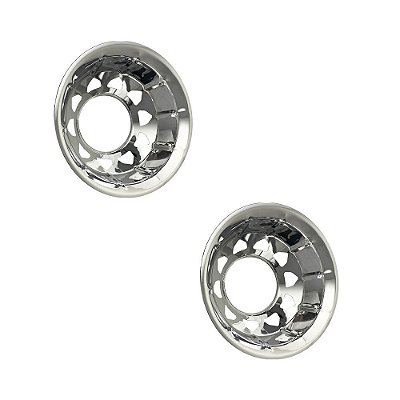 Kit Calota Traseira Aro 22,5 Sun - Universal Aço Cromado