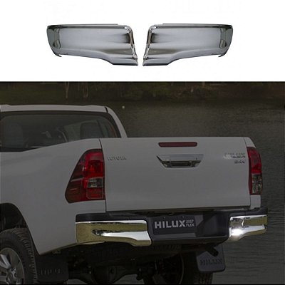 Acabamento Para-choque Hilux 2016 2017 2018 A 2020 Cromado