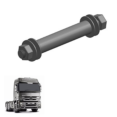 Conjunto Fixacao Paralama Mb Actros 2020 2021 2022 Central
