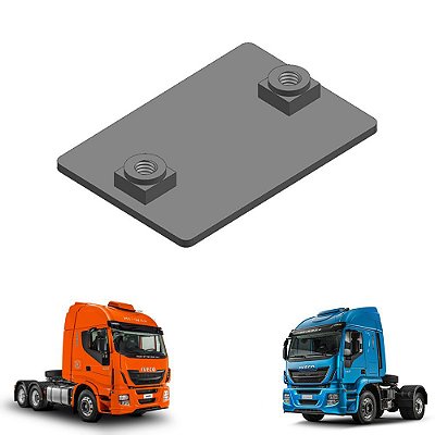Suporte Interno Paralama Central Iveco Hiroad Porc Dianteiro
