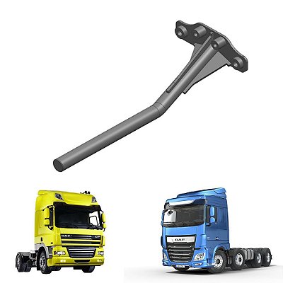 Suporte Paralama Daf Xf 6x2 Dianteiro Lado Esquerdo