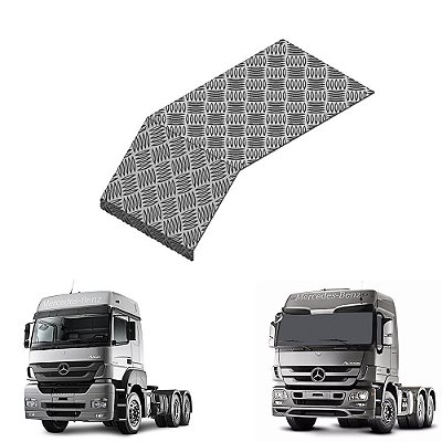 Protetor Caixa De Bateria Mb Actros Euro 5 Axor Aluminio