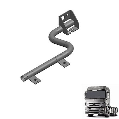 Suporte Paralama Traseiro Cabine Mb Actros Lado Esquerdo