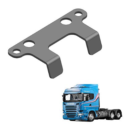 Suporte Tampa Caixa Bateria Scania Serie 5 Apos 2015