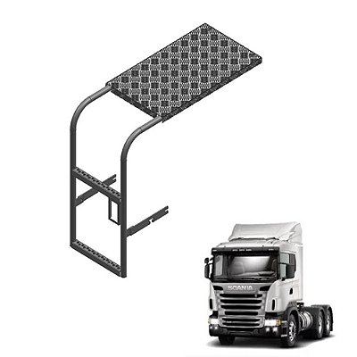 Escada Lateral Do Tanque Arla 105 Lt Scania Ntg 2021 2022