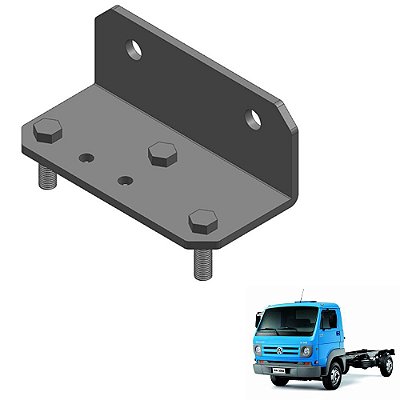 Suporte Frontal Parachoque Vw Delivery 8-150 Lado Esquerdo
