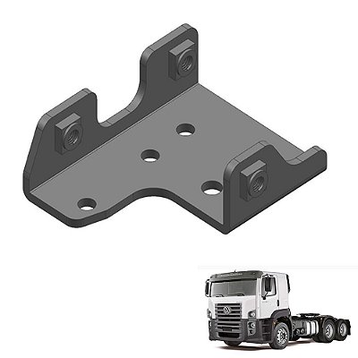 Suporte Fixacao Chassi Vw Constellation 2012 Ld 2 Degraus