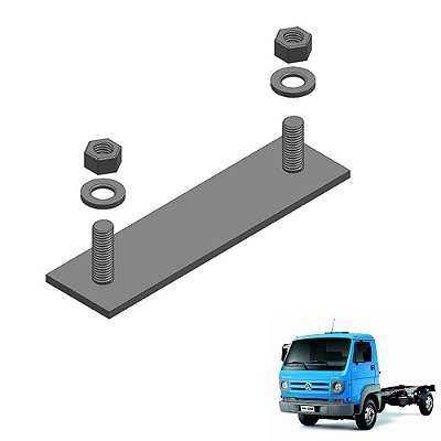 Suporte Fixacao Chassi Estepe Volkswagen Express