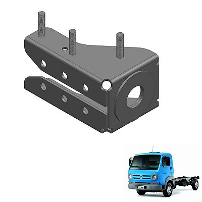 Suporte Parachoque Cabine Volkswagen 11180 Lado Direito