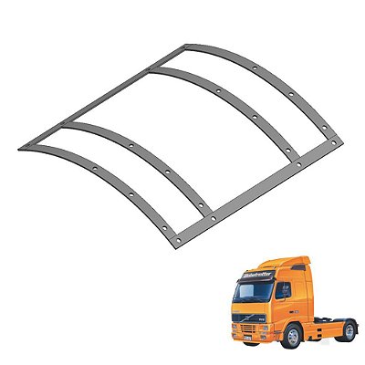 Suporte Abracadeira Paralama Volvo Fh 2011 2012 2013 2014