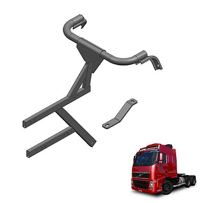Suporte Entre Eixo Paralama Volvo Fh 2019 2020 Feixe Mola