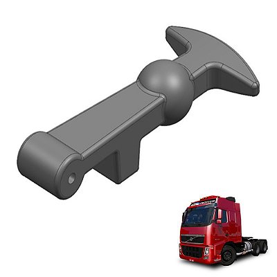 Presilha Tampa Bateria Volvo Nh 2012 2013 Borracha