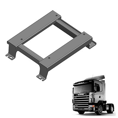 Suporte Rebaixe Banco Scania 2020 Lado Direito Altura 70mm