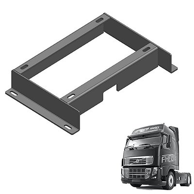 Suporte Rebaixe Banco Volvo Fh 2007 2008 2009 Altura 70mm