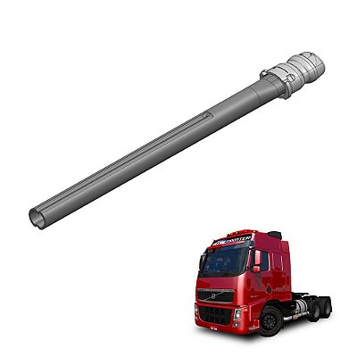 Suporte Tubo Borracha Paralama Volvo Fh 2015 2016 Tração