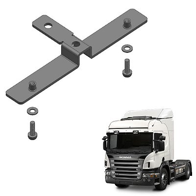 Suporte De Placa Scania Serie 5 Com Parafusos